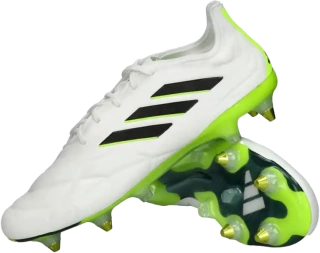 Pánské kopačky kolíky Adidas Copa Pure.1 SG bílo-zelené