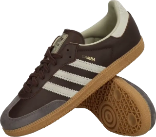Pánská lifestylová obuv Adidas Samba OG hnědá