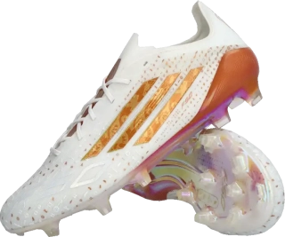 Pánské kopačky lisovky Adidas F50 Elite Salah FG bílé