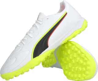 Pánské kopačky turfy Puma King 20 Match TT bílé