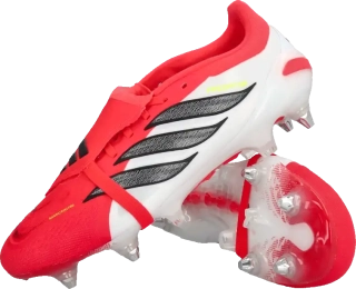 Pánské kopačky kolíky Adidas Predator Pro FT SG červené2
