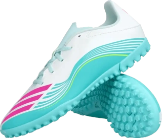 Pánské kopačky turfy Adidas F50 Club Messi TF bílo-mátové