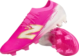 Pánské kopačky lisovky New Balance Furon V8 Elite FG růžové