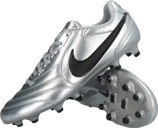 Pánské kopačky lisovky Nike Tiempo Ligera Pro FG stříbrné