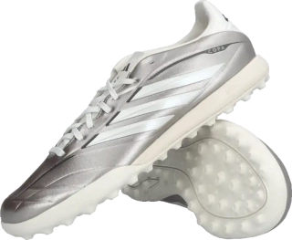 Pánské kopačky turfy Adidas Copa Pure IV League TF stříbrné
