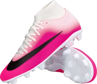 Dětské lisovky Nike Zoom Mercurial Superfly 11 Club FG/MG bílo-růžové