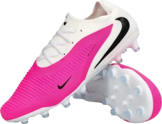 Pánské kopačky lisovky Nike Phantom 6 Low Pro AG-PRO bílo-růžové