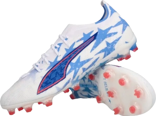 Pánské lisovky Puma Ultra 6 Pro KidSuper x Christian Pulisic FG/AG bílé