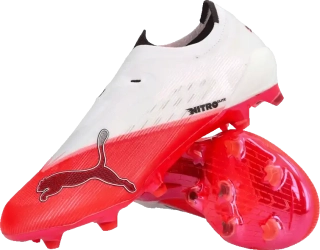 Dámské kopačky lisovky Puma Ultra Nitro 7 Ultimate LL FG BTK bílo-červené