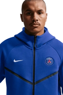Pánská mikina s kapucí Nike PSG 26/27 Tech Fleece Windrunner Hoodie modrá